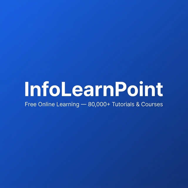InfoLearnPoint | Free Online Learning — 80,000+ Tutorials & Courses